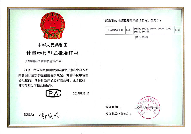 氣體腰輪流量計