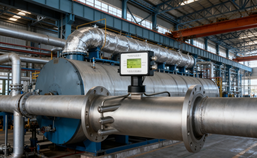 某大型燃煤鍋爐煙氣流量測量成功案例